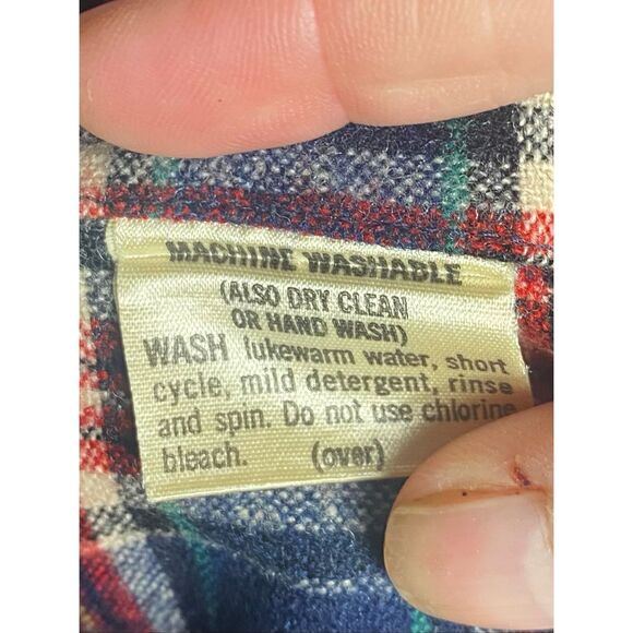 Pendleton Virgin Wool Board Shirt Set of 2 Plaid Long Sleeve Button Up Men’s L U - Picture 4 of 8